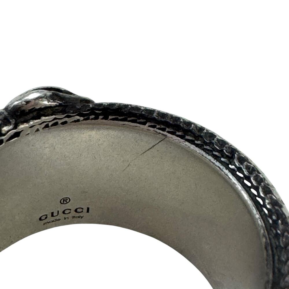 Gucci Sterling Silver GG Marmont Snake Ring - Picture 10 of 10